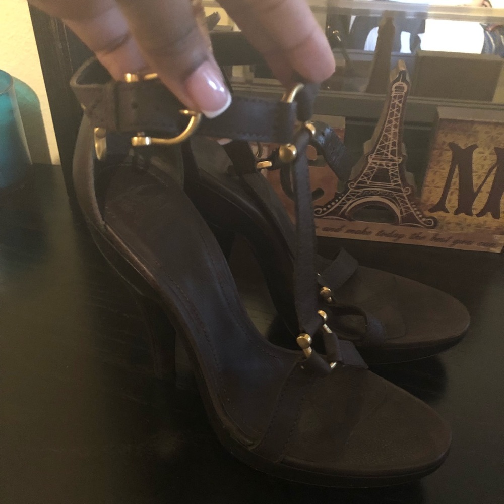 Burberry Brown Leather Heels